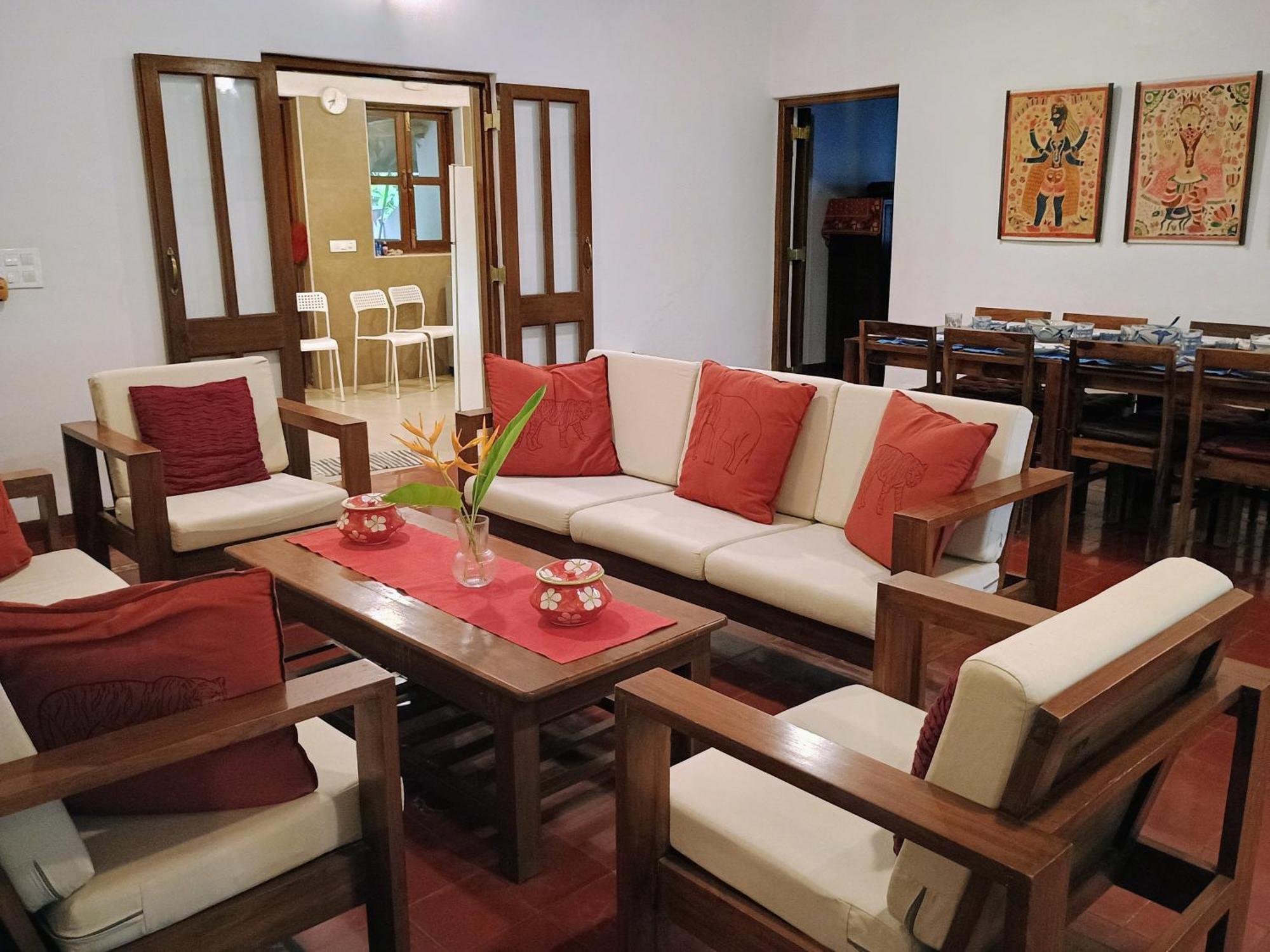 Banyan House - Luxurious 4 Bedroom Villa On One Acre, Near The Beach Nagaon  Ngoại thất bức ảnh